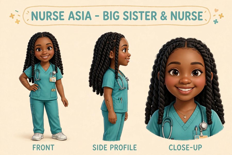 Nurse Asia character art
